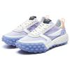 FILA Gara Fabric Two-Layer Cowhide Comfortable Low-Top Casual Shoes Women sneaker White Purple F12W223105FSB