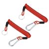 PATIKIL 5ft Brake Release Trailer Cable 2pcs Trailer Brake Release Cable Safety Cable Strap