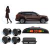 4 Parking Sensors Buzzer Car Reverse Backup Rear Radar LED System Sound Alarm Universal