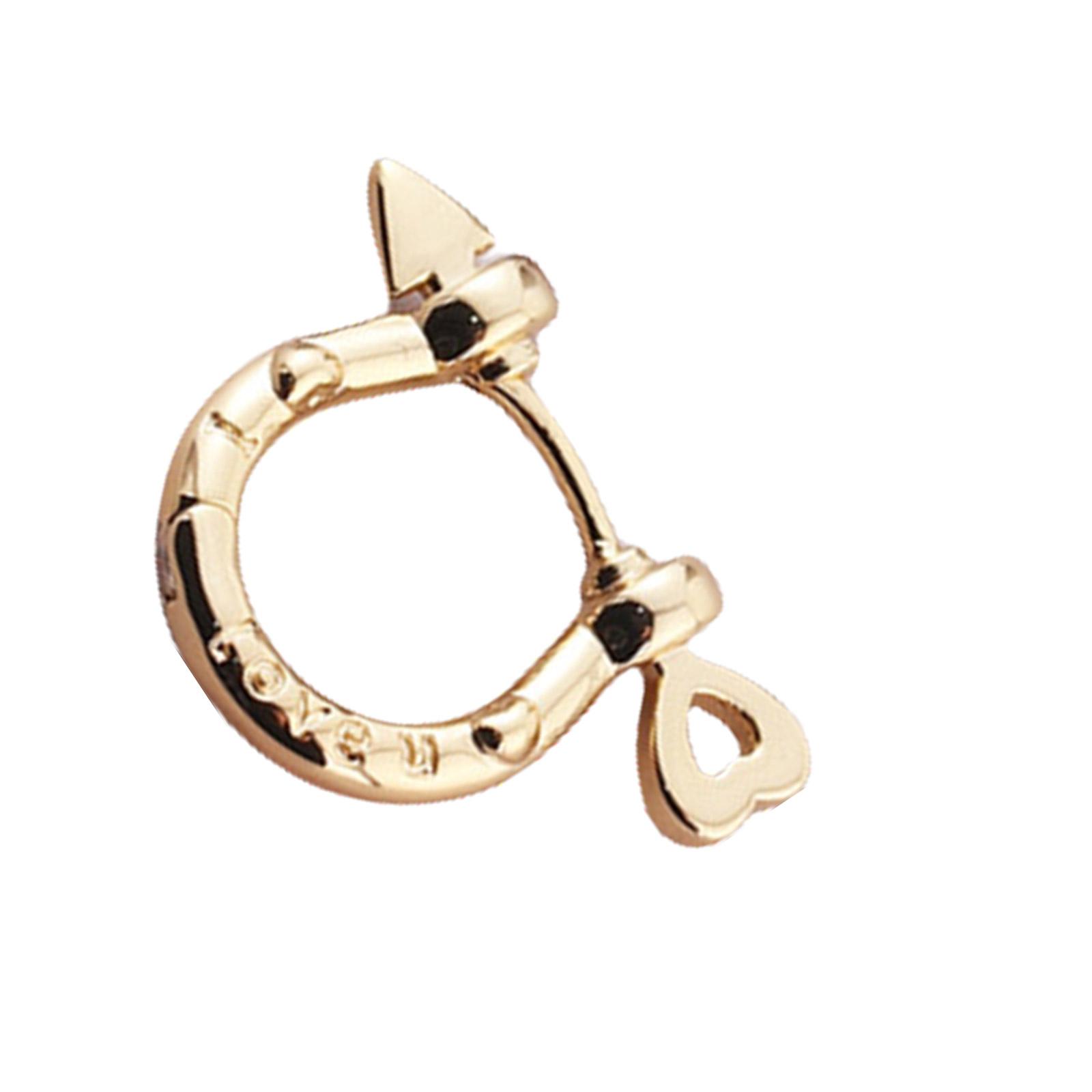 

Модные U-образные серьги-кольца, удобная посадка, унисекс, ювелирные изделия, аксессуары для повседневной носки и вечеринок, стильные наряды золотой