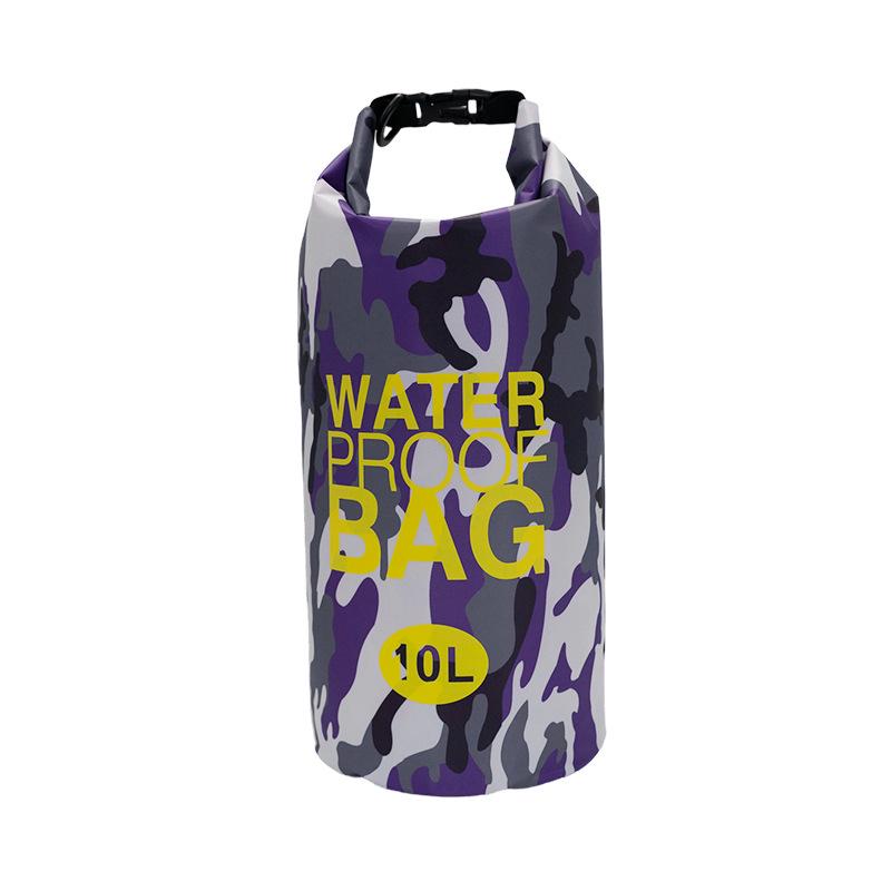 PVC Camouflage Waterproof Floating Bag - Single/Double Shoulder Foldable Outdoor Storage Bag