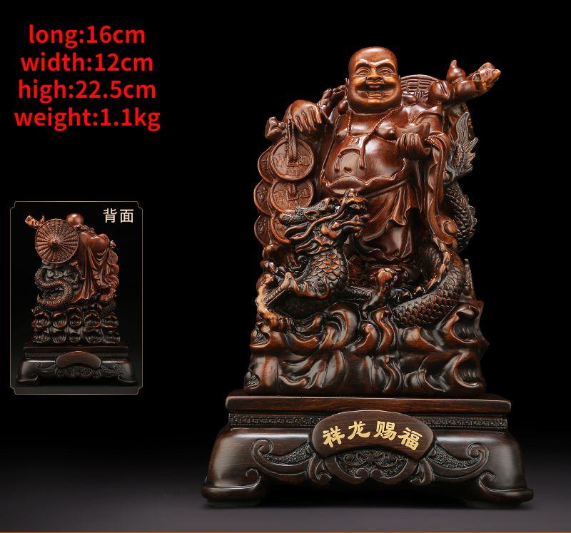 Maitreya Buddha Ornaments Living Room Wine Cooler Big Belly Smiling Buddha Office Decor House Fortune Craft Gifts