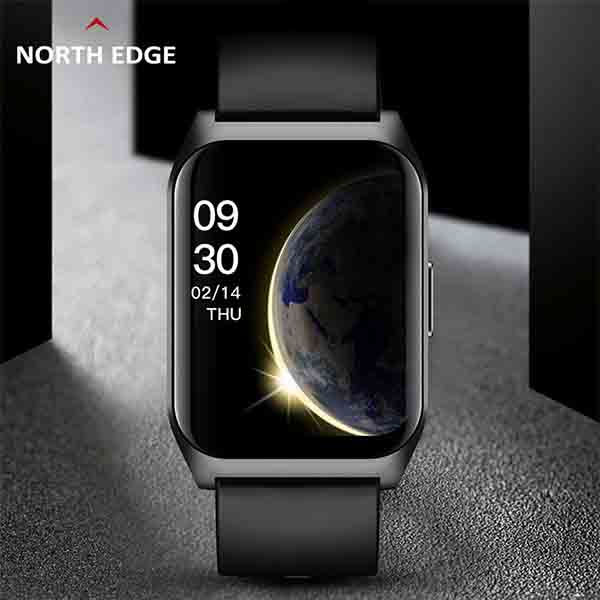North Edge N17 Smart Watch Bluetooth 5.0 Heart Rate Blood Pressure Blood Oxygen Monitor Sport Outdoor Watch
