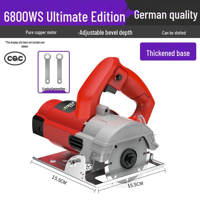 Compact Multifunction Chainsaw: High-Power Tile Groove & Wood/Marble Cutter