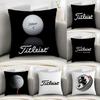 Golf Sports TTitleistS Cushion Cover Elegant Comfort Pillowcase Sofa Bed Doublesided Printed Invisible Zipper Home Decor