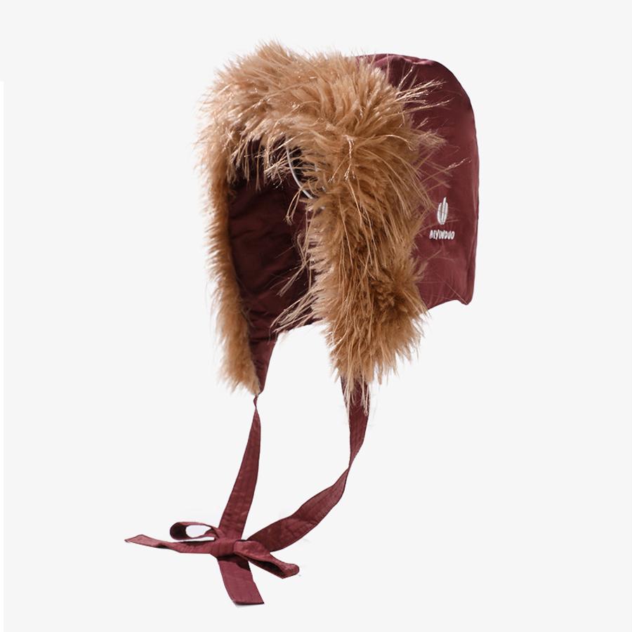 

Down Cotton Hat Cold Warm Snow Cap Outdoor Ear Protection Windproof Cycling Sports Cap красный