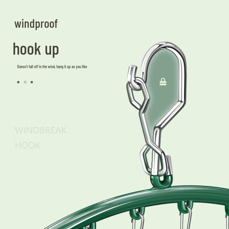 JINGRUIXIANG Stainless Steel Drying Clip Hanger