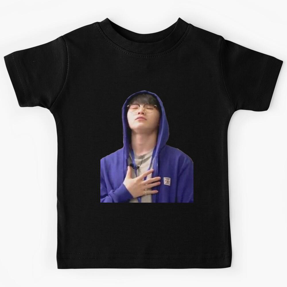 Woozi Relaxed Meme Kids T-Shirt 110