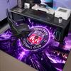 1PC Toul-ouse Crest Design Floor Mat for Living Room, Game Rooms, Office, Bedroom, Office Floor Mat Playful Design, Christmas Fan Gifts