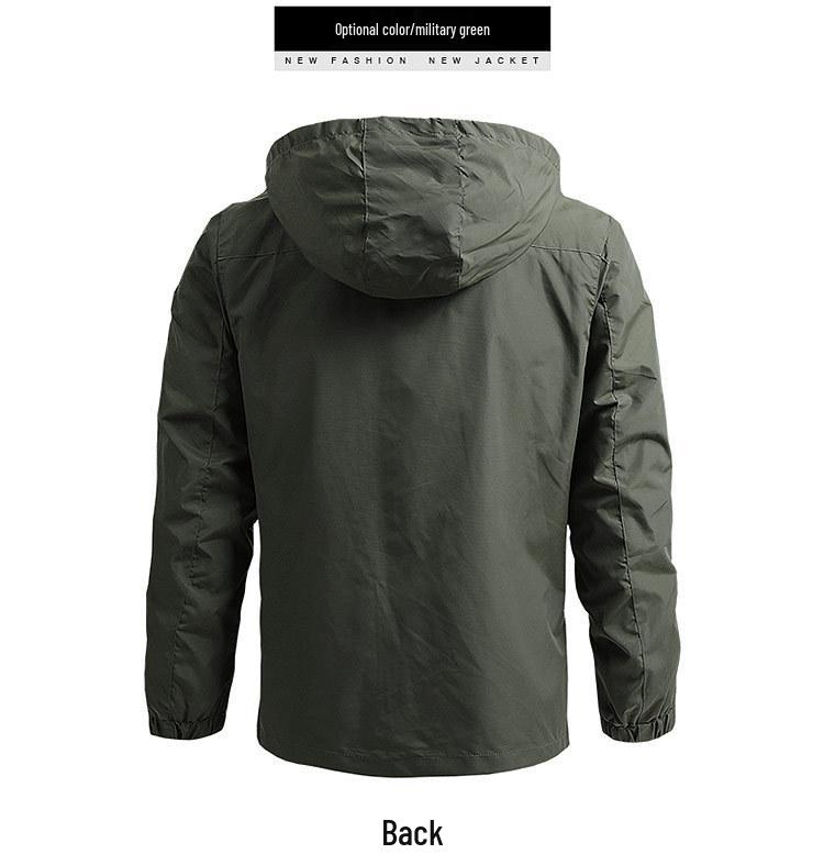 2020 Men's Trendy Mountaineering Windbreaker: Spring/Autumn Outdoor Sports Jacket
