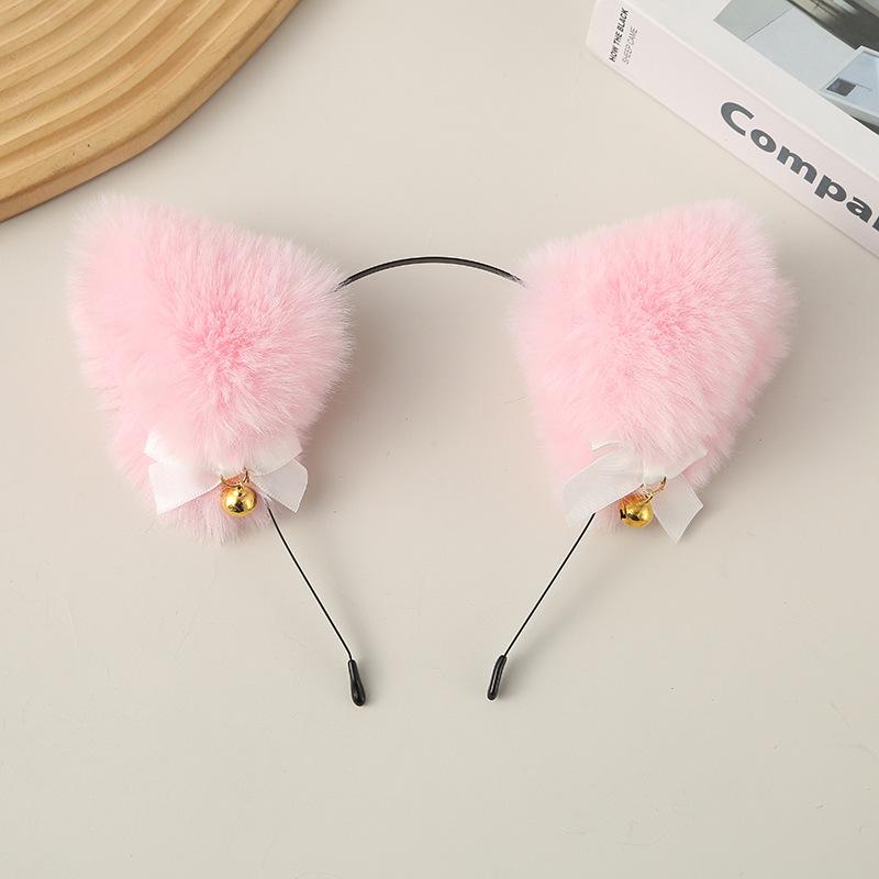 Cute Bell Choker & Cat Ear Headband Set - Cosplay Sweet Maid Atmosphere Accessories