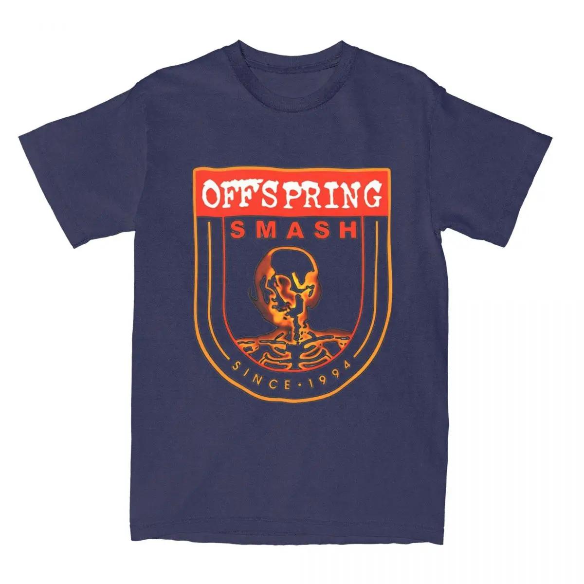 

Мужские футболки The Offspring с юмором 100% хлопок Топ-футболки Летняя эстетика Футболка с коротким рукавом Круглый вырез Хипстерская футболка Новинка XXXXL