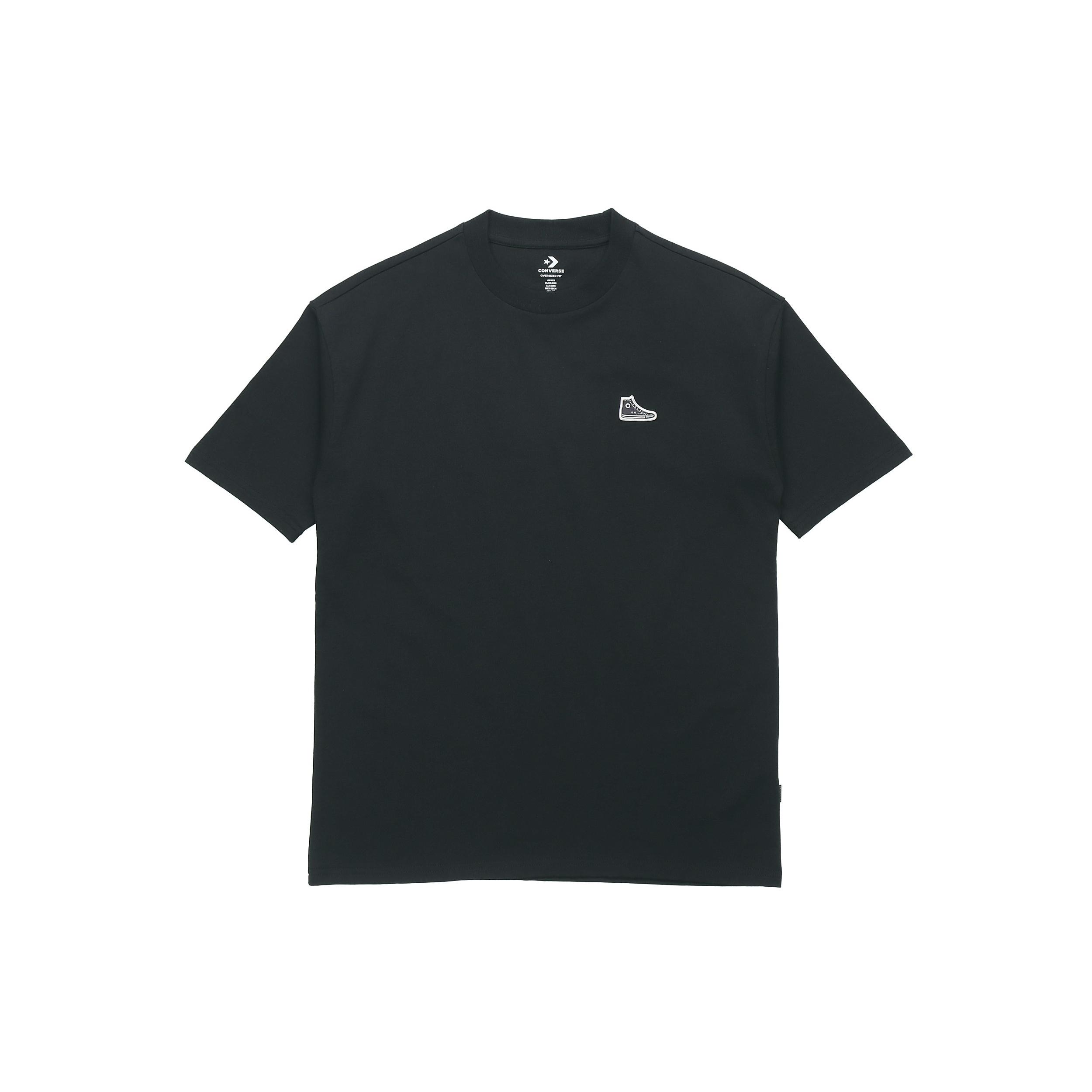 Men s Converse Classic Chuck Printing Short Sleeve Black 10020931-A02 L