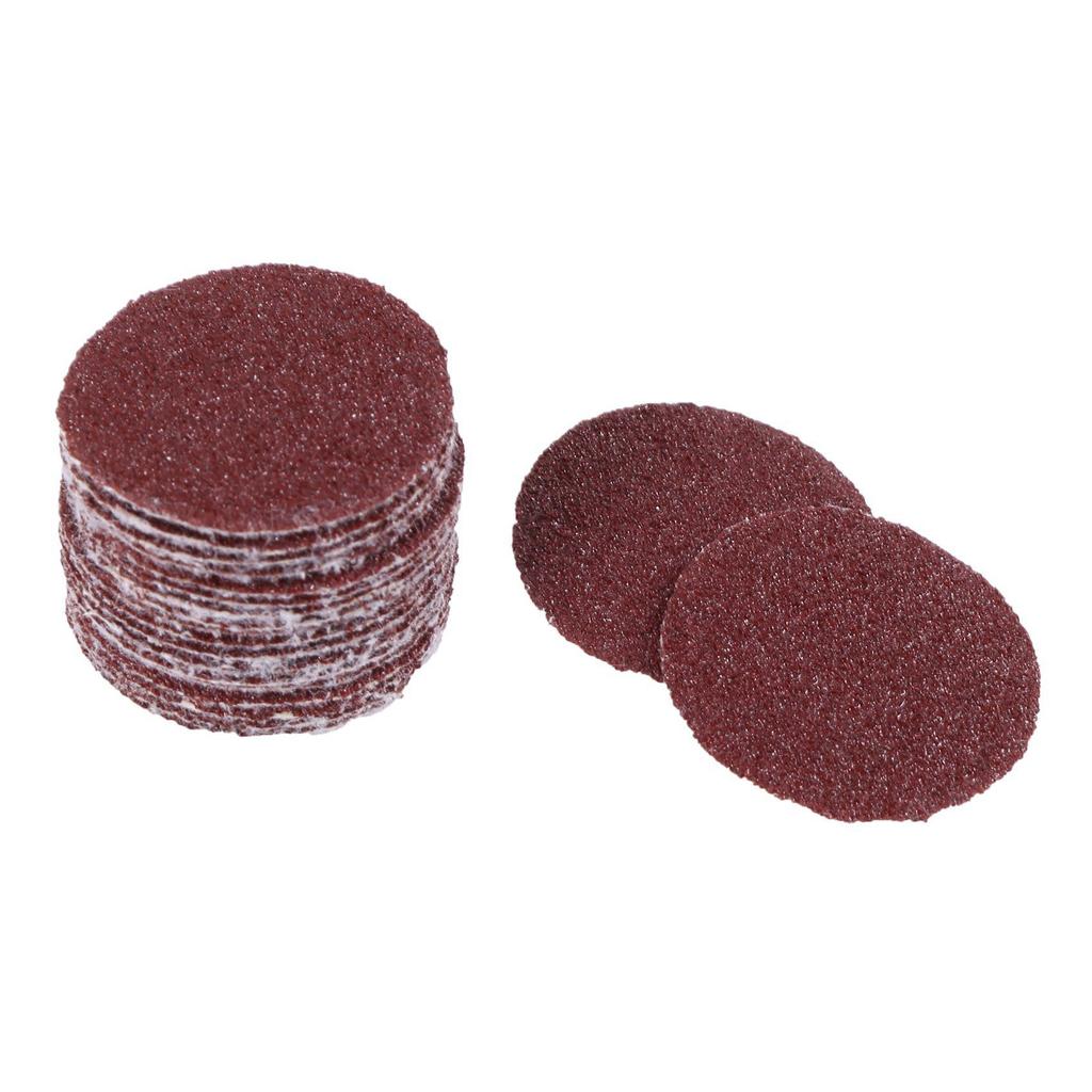 A84E-300Pcs 25Mm 1 Inch Sander Disc Sanding Disk 100-3000 Grit Paper With 1Inch Abrasive Polish Pad Plate + 1/8 Inch Shank