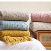 INS Rhombus Thickened Fleece Throw Blanket Knitted Small Sofa Cover Blanket Air Conditioning Bed Nap Blanket Super Soft Hitching Blanket