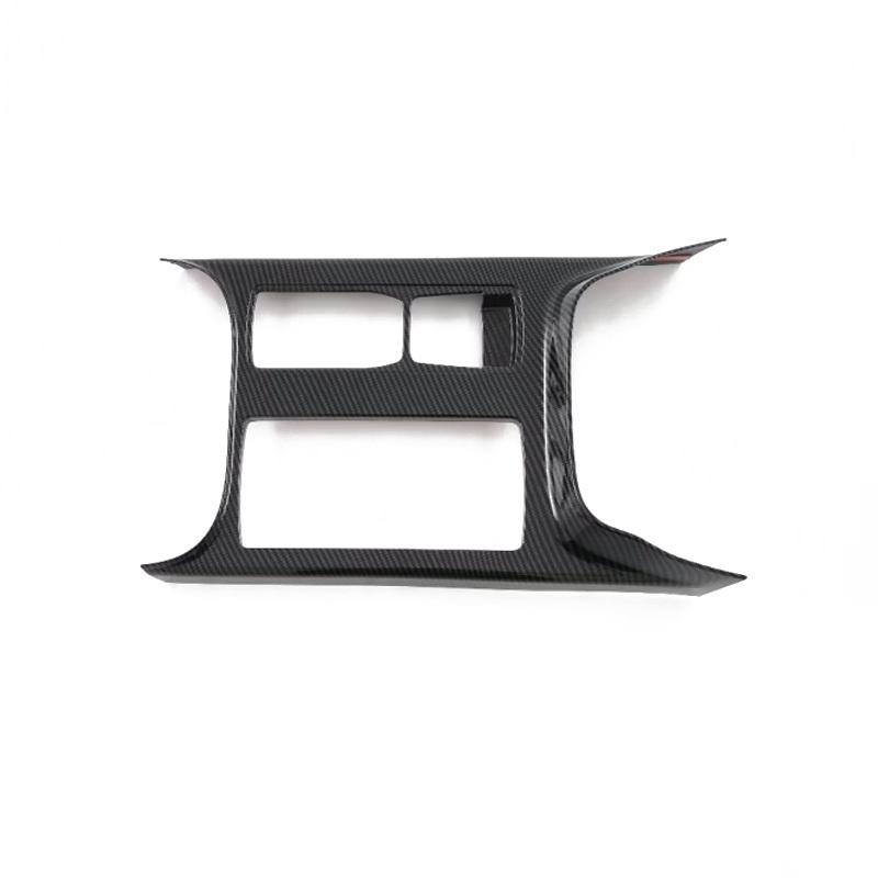 LHD For Ford Focus 2024 ABS CarbonFiber Center Console gear shift panle Water Cup Holder Cover Sticker Accessories