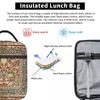 William Morris Vintage Thermal Insulated Lunch Bags Floral Textile Pattern Portable Lunch Container Camp Travel Storage Food Box