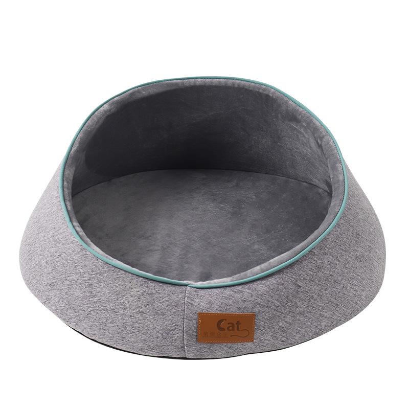Round Open Cat House  Summer Dog House  Soft and Comfortable Cat House  Cat Bed, Pet Supplies Available for All Seasons