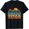 Vintage Grand Teton National Park Mountain Hiking Retro 80s T-Shirt