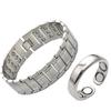 Set Bracciale e Anello Magnetico Rame Retrò – Regolabile, Design a Tripla Riga