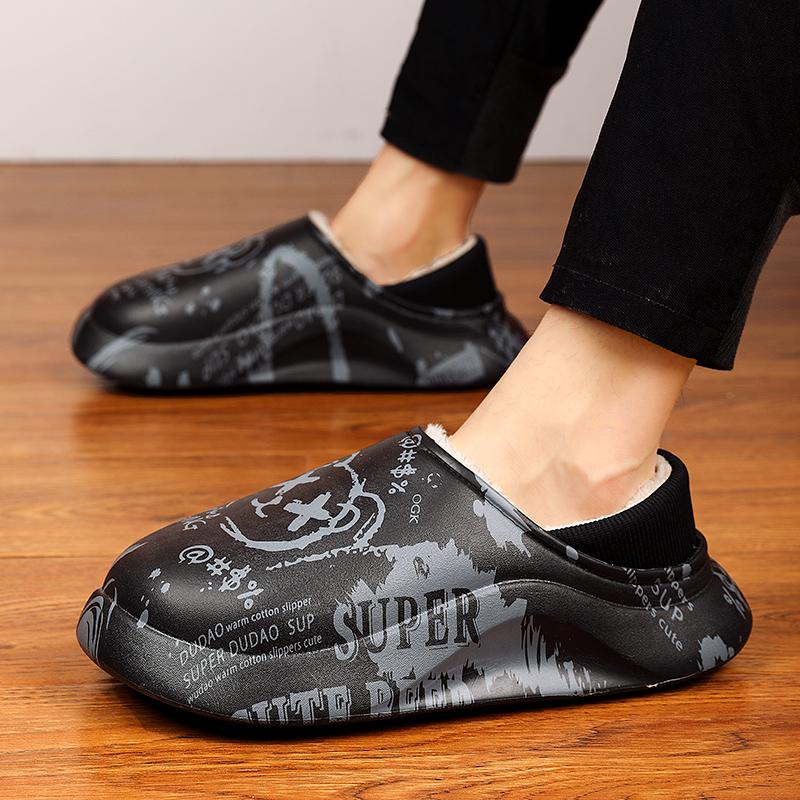 Зимняя пара плюс бархат теплые хлопковые туфли ленивые туфли повседневная мода плюс — фото 13