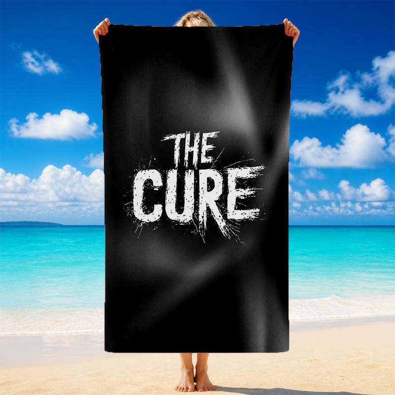 The Cure Druck Mikrofaser Strandtuch Sand?Leichtes, widerstandsfähiges Handtuch für Schwimmen, Outdoor und Reisen