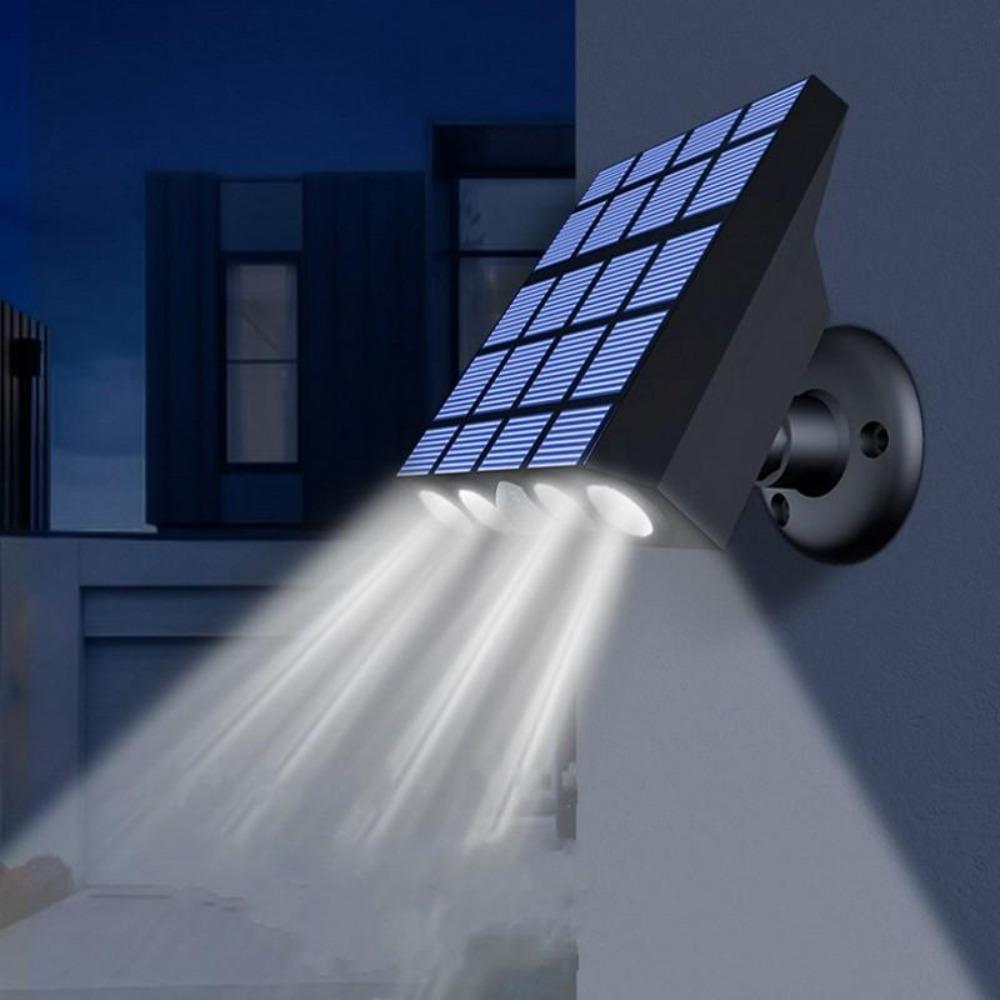 LED Solar Wall Light 5V Outdoor Garden Lamp Motion Sensing Street Spotlight IP65 Waterproof Lampada For Courtyard Lighting