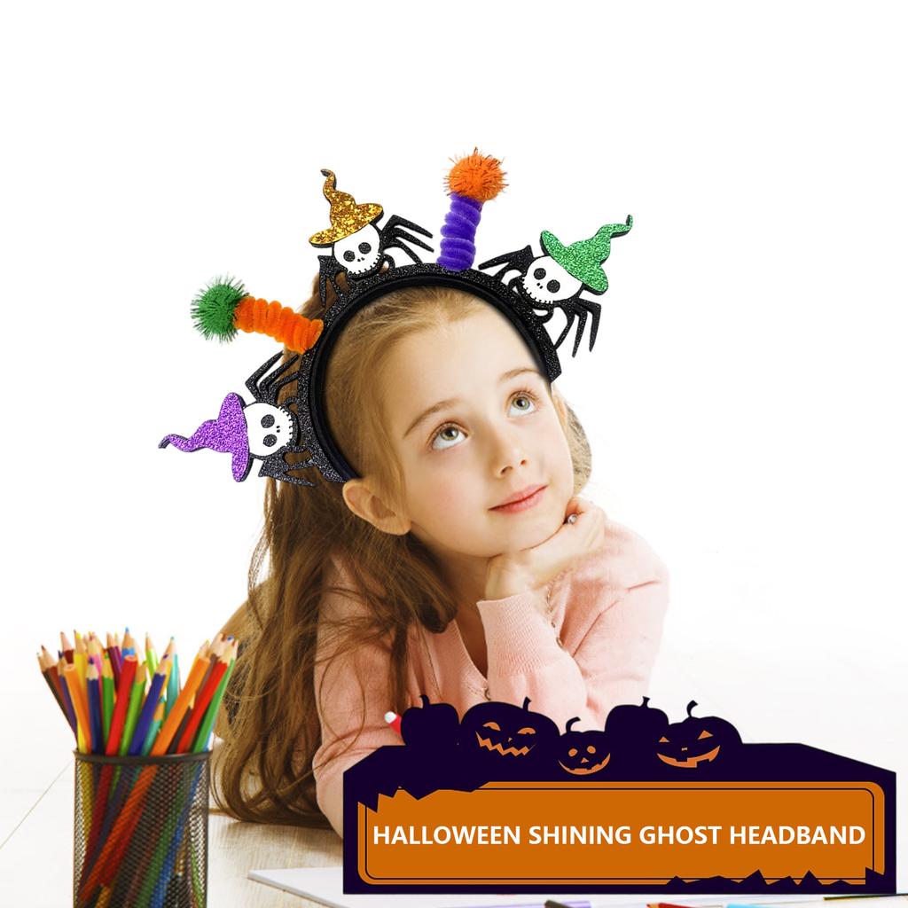 Halloween Glitter Headband For Kids And Adults Party Decoration