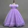 Girls Navy Blue Tulle Princess Ball Gown Flower Girl Dress
