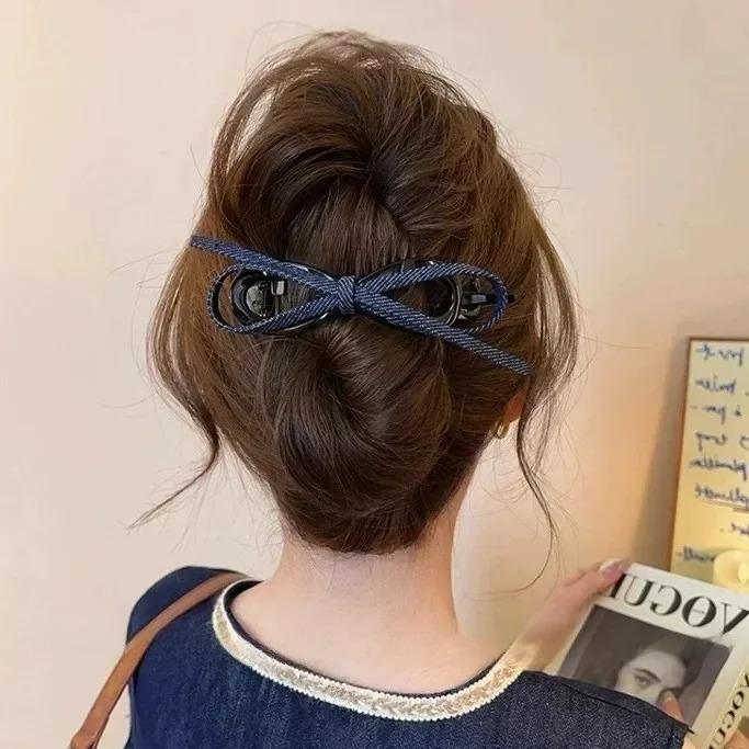 Cute Angel Wings Bowknot Hair Clips for Children Sweet Girls Large Bowknot Metal Duckbill Clip Girl's Hair Lovely Accessories