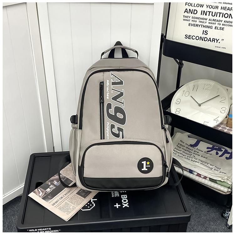 Backpacks for Men, Street Fashion Travel Bags for Women, Large-capacity Casual Sports School Bags for High School Students