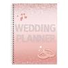 Thick Paper Wedding Planning Book Undated Sparkling Bridal Organizer  Habit Tracker