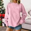 Women's Fashion Casual Long Sleeve Loose Fit Graphic Crewneck Pullover Sweatshirt