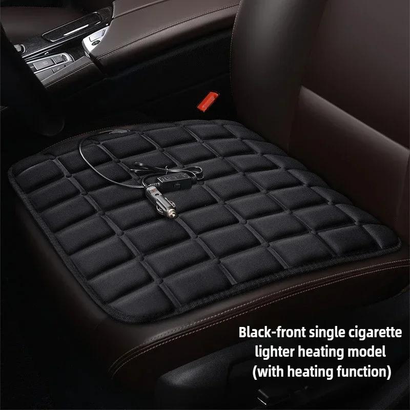 Housse chauffante pour siège de voiture électrique 12V, avec 3 vitesses, coussin chauffant à température réglable, chauffe-siège d'hiver pour véhicule