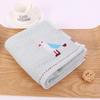 Pure Cotton Soft Absorbent Face Towels with Embroidered Logo - 14 Count Set
