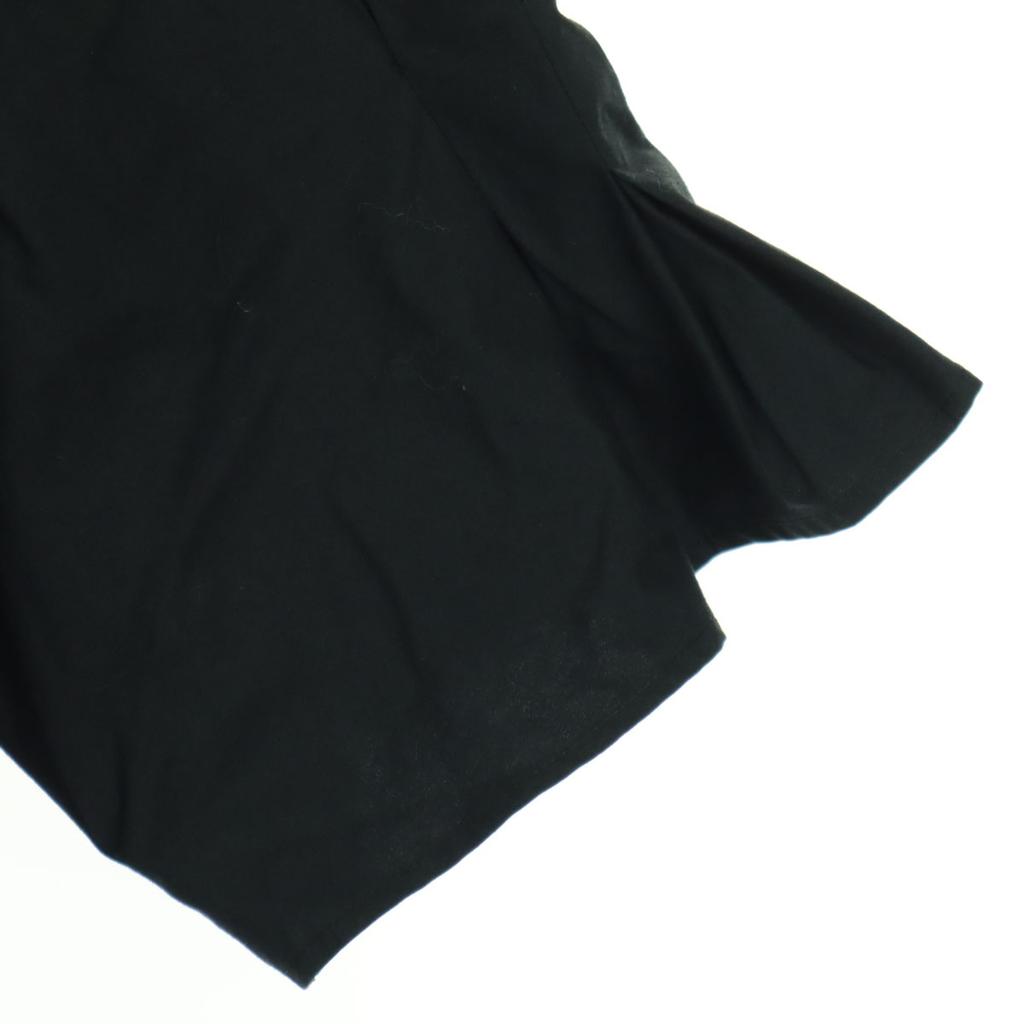 unused Whim Gazette made in Japan 7 minutes sleeve blouse F black Women Used