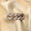 Marbling Chain Bangs Clip (Gray)