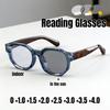 New Fashion Square Frame Photochromic Reading Glasses Neutral Fashion High-definition Anti-blue Light Glasses for Farsightedness