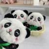 1 Stück süßer Plüsch-Panda-Schlüsselanhänger, Taschenzubehör, Schultaschen-Anhänger