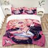 3pcs Punk Style Duvet Cover Set - Machine Washable, Includes 1 Duvet Cover and 2 Pillowcases, No Core Included, All-Season Home Decor for Do