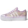 Originals Nizza Platform Tie-Dye Canvas Women's Lifestyle Sneakers Bliss Lilac Cloud White Almost Yellow GY9476