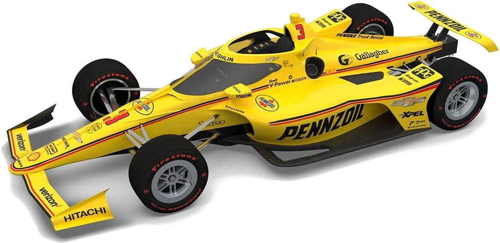 Salvinos Jr Models Team Penske Scott McLaughlin 2023 Indy 500 Plastic Model SJMPIMS2023SMI 1/20