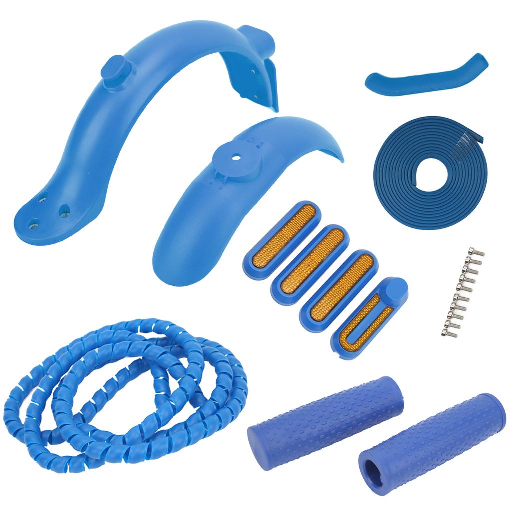 For Xiaomi Electric Scooter Accessories Includes Rear Front Mudguard Side Cover Handbrake Silicone