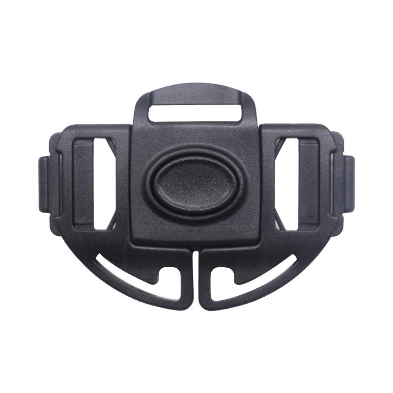 

Multidirectional Infant & Child Safety Stroller Buckle for High Chairs 88mm x 63mm x 15mm, Inner Diameter 25mm чёрный