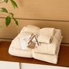 Ensemble de literie double couche en gaze 100 % coton qualité A 2026 pour mère et bébé - Housse de couette, drap plat et drap-housse