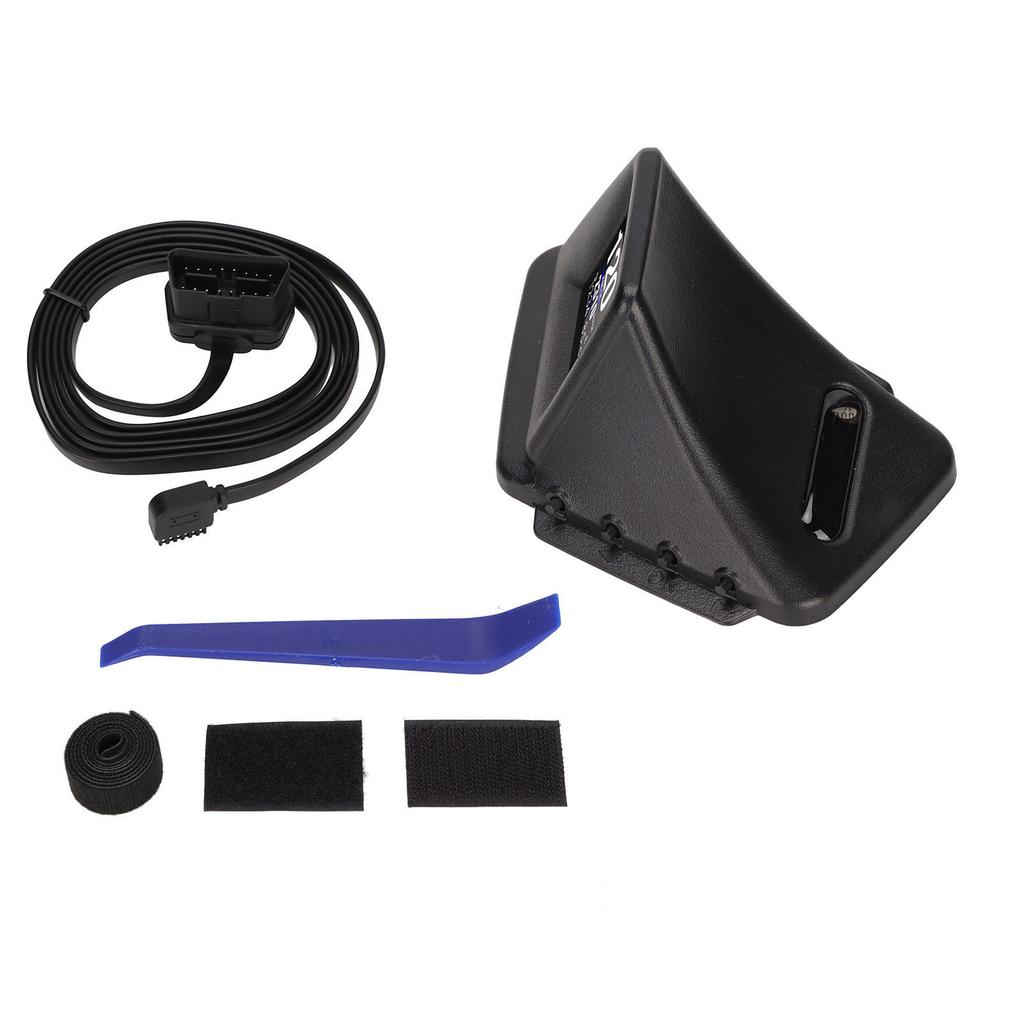 Black Car HUD Display Multifunction Dual Mode OBD GPS HUD Gauge 4 Alarm for Vehicle