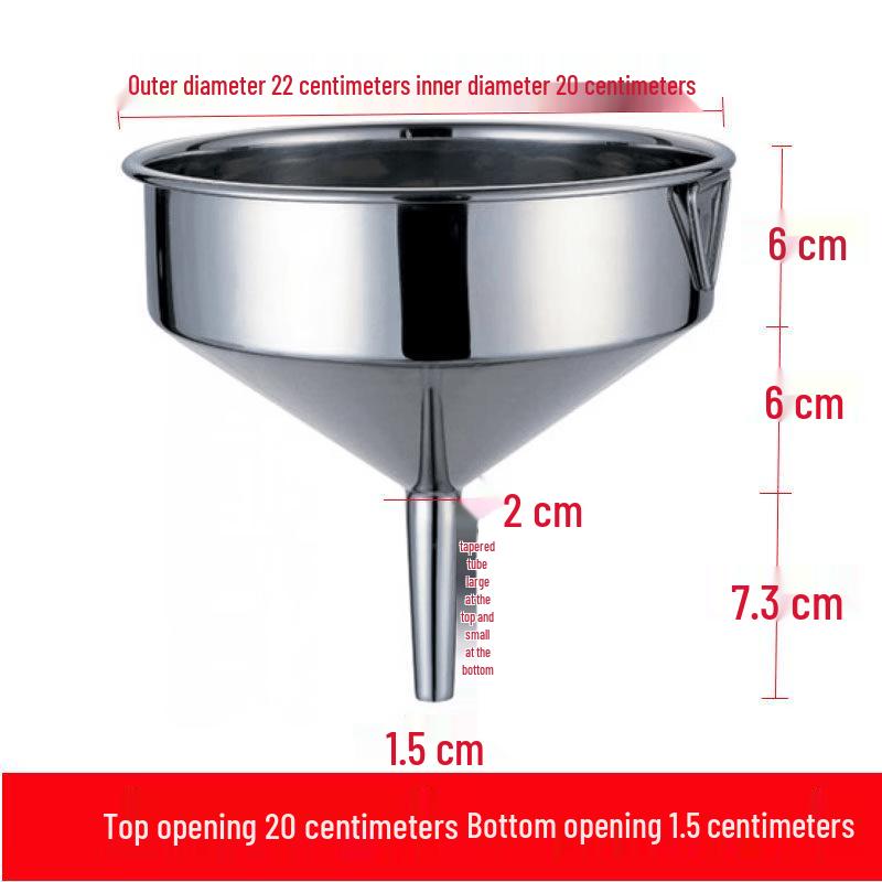 Ruhan Stainless Steel Funnel