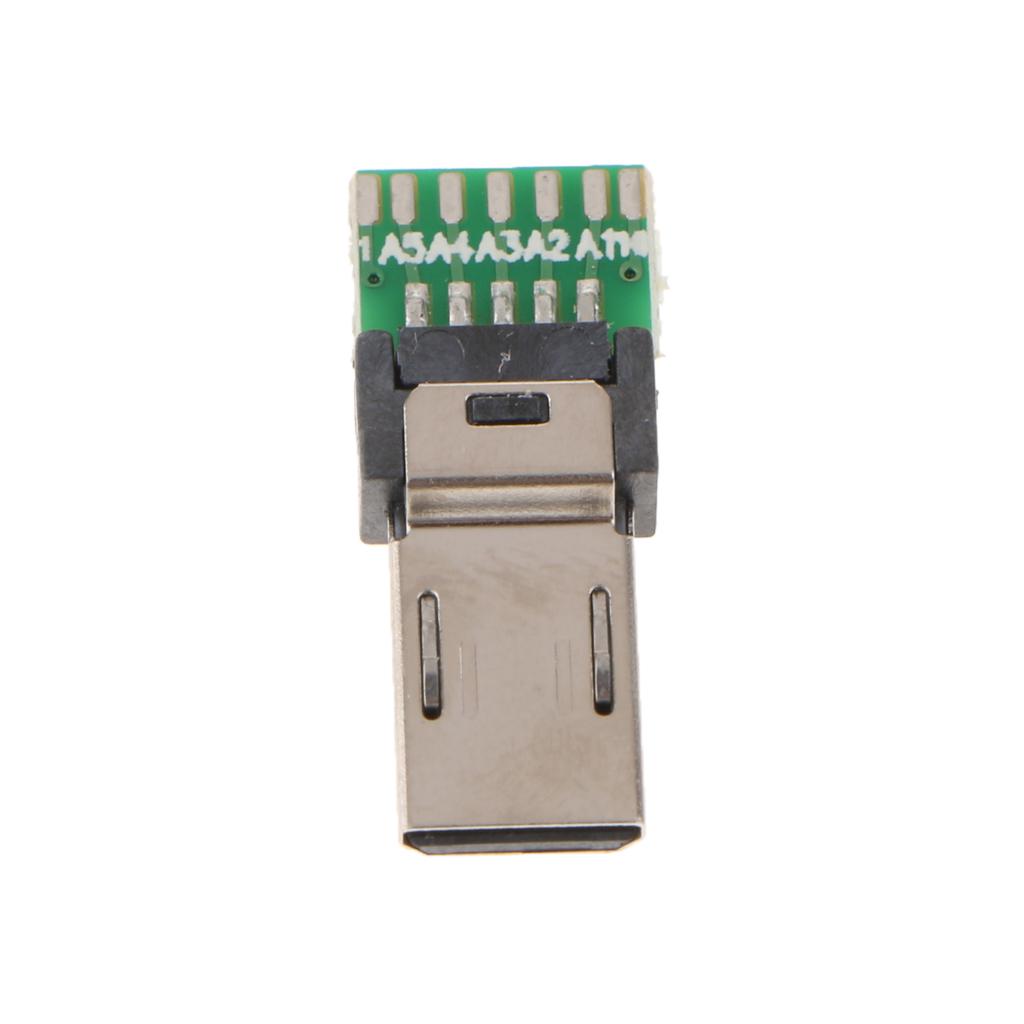 

USB Socket Connector Parts 15pin Copper Plug Remote Control Cable Adapter for Sony Camera A7 A6000 Camcorder Digital Camera MP3 зелений