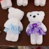 10pcs/set Plush Doll Bear Plush Foam Toys Foam Bear Cartoon Bouquet Doll Girlfriends