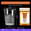 240ml Transparent Hard Plastic Aviation Cup with Customizable Logo